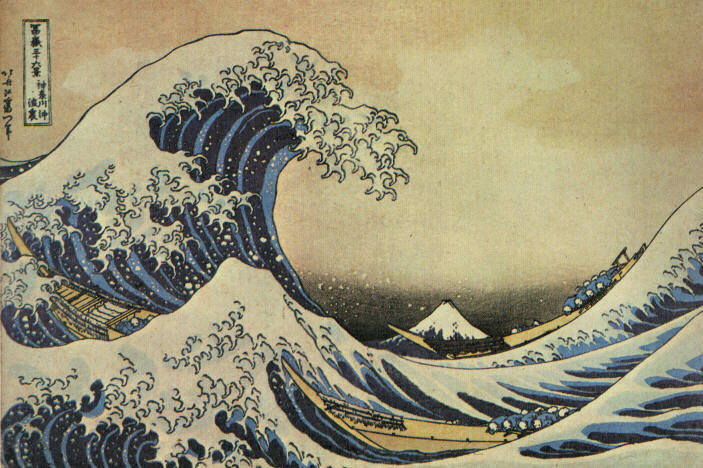Hokusai print