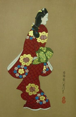 Moronobu print